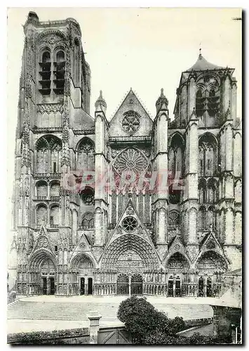 Moderne Karte Bourges La Cathedrale