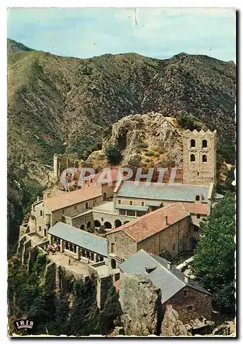 Cartes postales moderne Saint Martin de Canigou (environs de Vernet les Bains) L'Abbaye (Fondee au XIes)