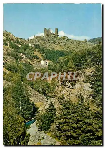 Cartes postales moderne En Parcourant la Lozere sur la route de Mende a Villefort Le Chateau du Tournel