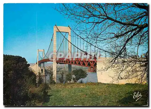 Cartes postales moderne Bordeaux (Gironde) Le nouveaux Pont Suspendu sur la Garonne