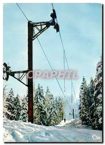 Cartes postales moderne La Bresse (Vosges) Centre de Ski de Supervallee alt 1000m