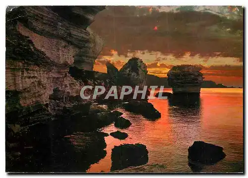 Cartes postales moderne La Mediterranee coucher de soleil