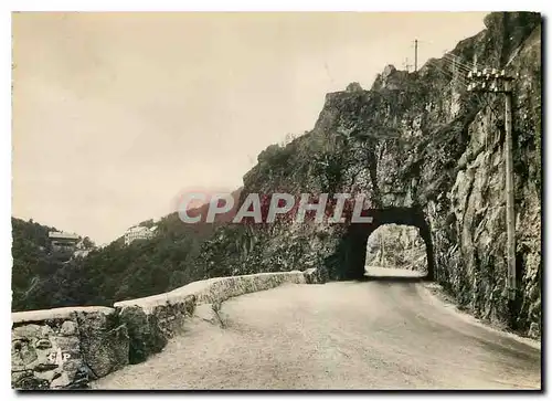 Moderne Karte La Schlucht Tunnel de la Roche du Diable Hotel des Roches