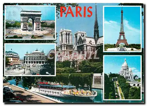 Cartes postales moderne Souvenir de Paris L'Arc de Triomphe