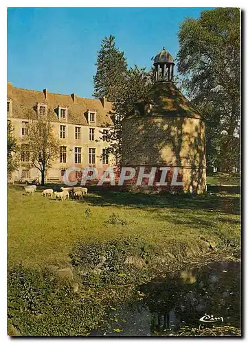 Cartes postales moderne Abbaye de Mortmer en foret de Lyons (Eure) Abbatiale (XVIIIe) et Pigeonnier du XVe