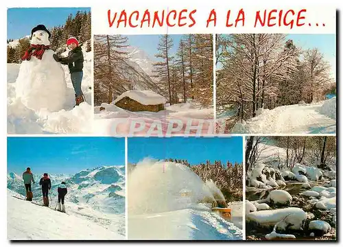 Cartes postales moderne Vacances a la Neige