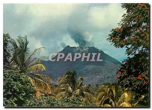 Cartes postales moderne Guadeloupe (1976) Eruption de la Soufriere