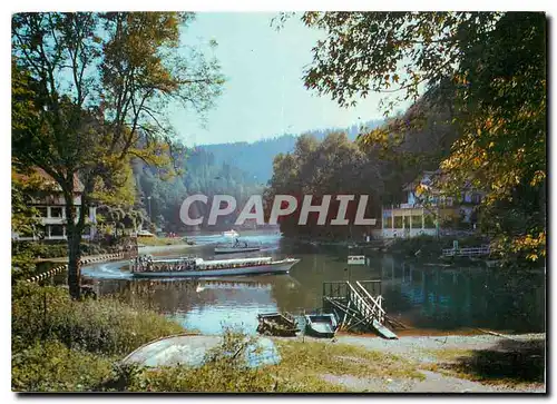Cartes postales moderne Villers le Lac Arrivee des Bateaux au Deebarcadere du saut du Doubs