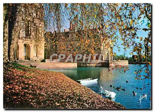 Cartes postales moderne Couleurs et Lumiere de la France Chateau de Fontainebleau (Saine et Marne) L'Etang des Carpes et