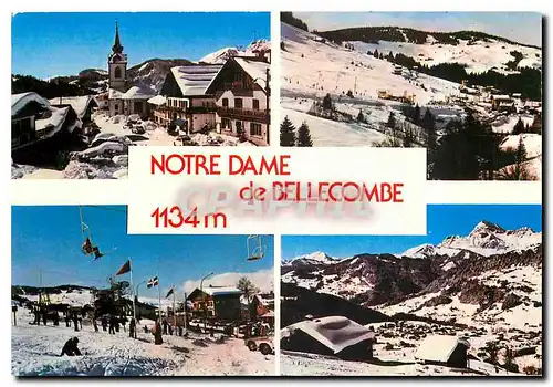 Moderne Karte Savoie Notre Dame de Bellecombe (1134 m)