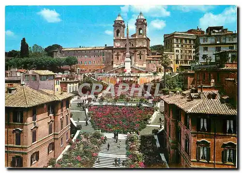 Cartes postales moderne Roma Eglise de Trinita del Monti