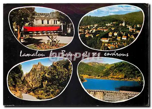 Cartes postales moderne En parcourant le Languedoc Lamalou les Bains (Herault) et ses environs le Casino vue generale