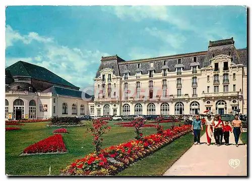 Moderne Karte Cabourg (Calvados) Le grand hotel et les jardins