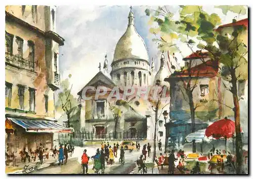 Cartes postales moderne Paris Montmartre Place du Tertre