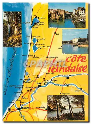Cartes postales moderne Cote Landaise