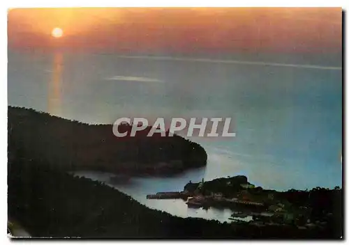 Cartes postales moderne Puerto de Soller (Mallorca) Coucher de soleil vu du Mirador de ses Barques