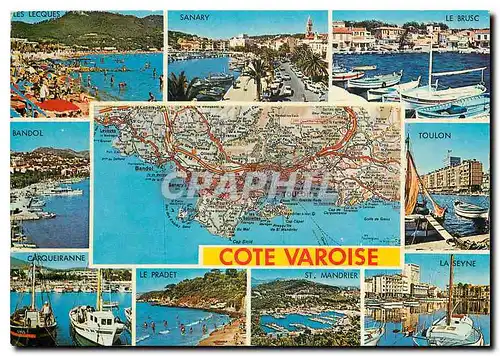 Cartes postales moderne Souvenir de la cote Varoise