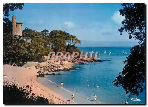 Moderne Karte La Vendee touristique Ile de Noirmoutier l'Anse Rouge et la Tour Plantier