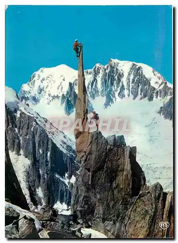 Cartes postales moderne Chamonix Mont Blanc Epee du Tacul et les Faces italiennes du Mont Blanc