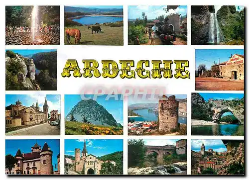 Cartes postales moderne Ardeche Promenade dans le departement de l'Ardeche