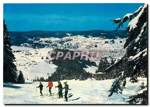 Cartes postales moderne Les Vosges sous la Neige Gerardmer La Mauselaine