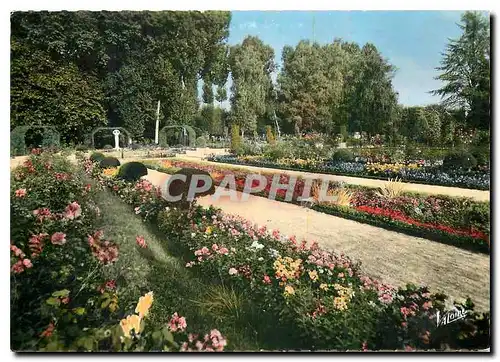 Moderne Karte Les Merveilles du Berry Bourges (Cher) Le Jardin des Pres Fichoux et le Dieux Pan