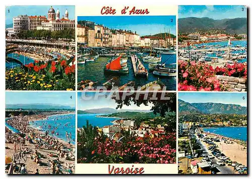 Cartes postales moderne La Cote d'Azur Varoise St Raphael St Tropez Cavalaire sur Mer St Aygulf Ste Maxime sur mer Le La