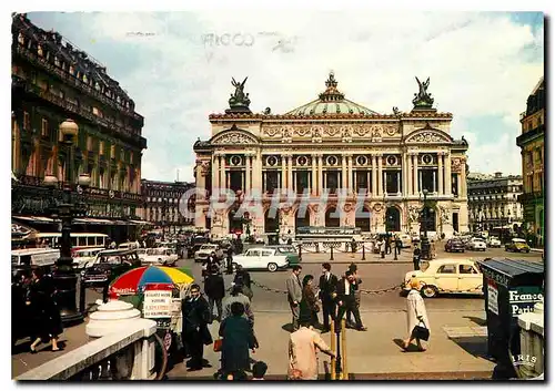 Moderne Karte Paris Place de L'Opera