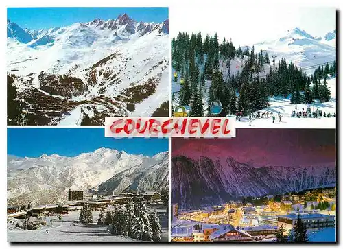 Cartes postales moderne Courchevel (Savoie France) Les 3 Vallees le plus grand domaine Skiable du monde