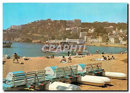 Cartes postales moderne Costa Brava la Plage Pedalo Bateau Cruceros