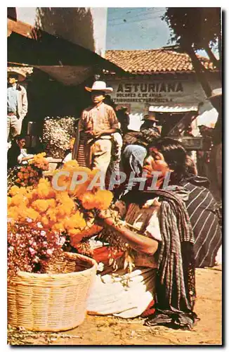 Cartes postales moderne Pittoresque et Couleurs des marches mexicains
