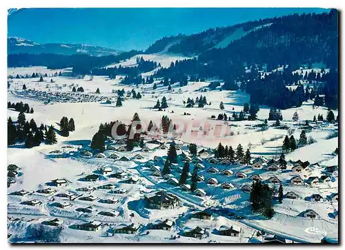 Cartes postales moderne Metabief Mont D'Or (Doubs) Alt 1000 m 1420 m vue aerienne