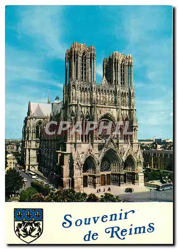 Cartes postales moderne Reims (Marne) La Cathedrale