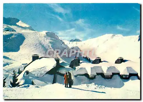 Cartes postales moderne Avoriaz 1800m Haute Savoie La Seule Station Francaise sans voitures Piste de la tete aux boeufs