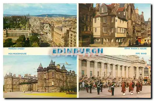 Cartes postales moderne Prince Street Holyriifhouse Edinburgh