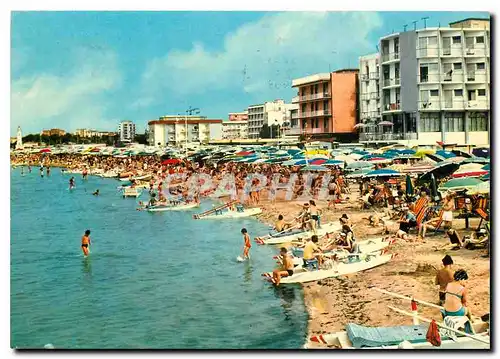 Moderne Karte Riviera Adriatica S Guilliano Mare Hotel et Plage