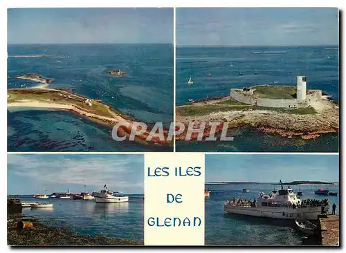 Cartes postales moderne La Bretagne en Couleurs les Iles de Glenan Bateau