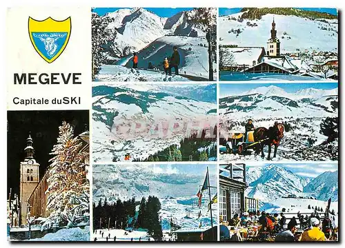 Cartes postales moderne La Capitale du Ski Megeve (Haute Savoie) alt 1113 m souvenir