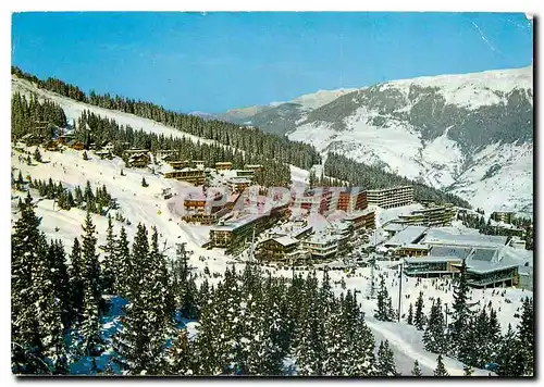 Moderne Karte Courchevel Vue sur le quartier de Plantre