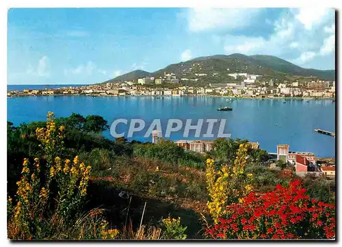 Cartes postales moderne Corse Ile de Beaute Ajaccio vue d'ensamble