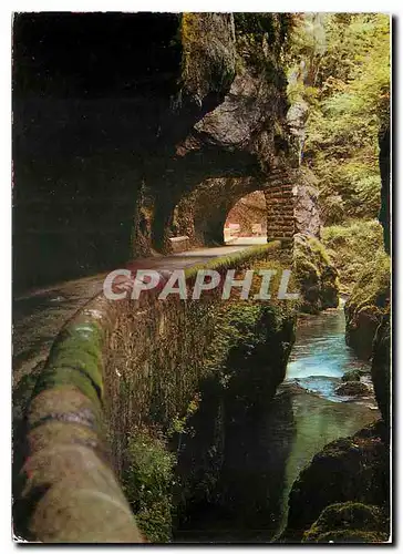 Moderne Karte Les Alpes touristiques le Vercors La Route a l'Interieur des Grands Goulets et la Vernaison