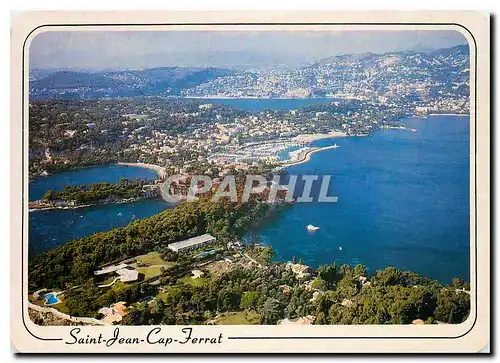 Moderne Karte Saint Jean Cap Ferrat (A M) vue aerienne