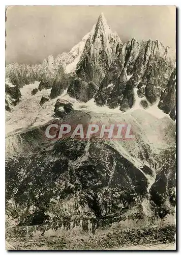 Cartes postales moderne Chamonix Mont Blanc L'Aigulle du Dru et la Mer