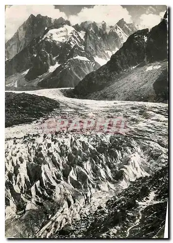 Cartes postales moderne Chamonix Mont Blanc La Mer de Glace et les Grandes Jorasses