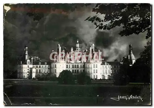 Cartes postales moderne  Chambord Le Chateau pendant le Spectacle son et Lumiere