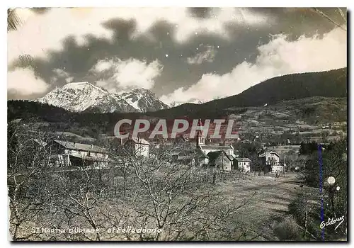 Moderne Karte St Martin D'Uriage et Belledonne