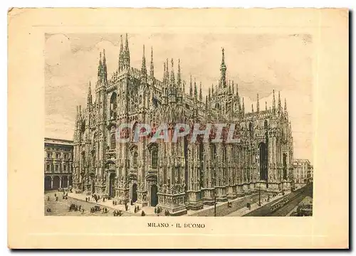 Cartes postales moderne Milano Il Duomo