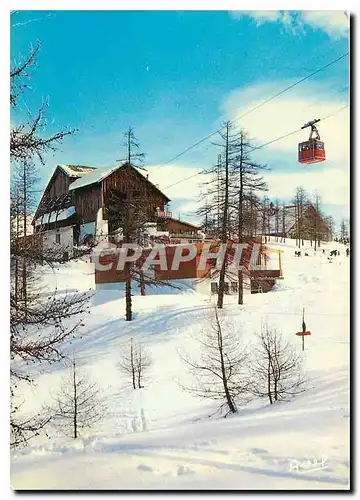 Cartes postales moderne Les joies de la neige Serre Chevalier (alt 1300 2500m) la gare de Serre Ratier
