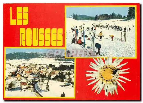 Moderne Karte Les Rousses (Jura) Alt 1170