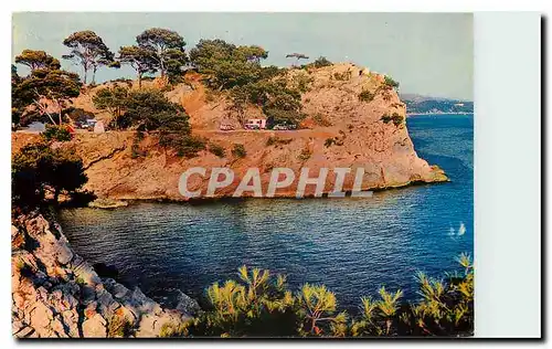 Moderne Karte Lumiere et Beaute de la Cote d'Azur Toulon le Cap Brun et les Calanques de Mejean